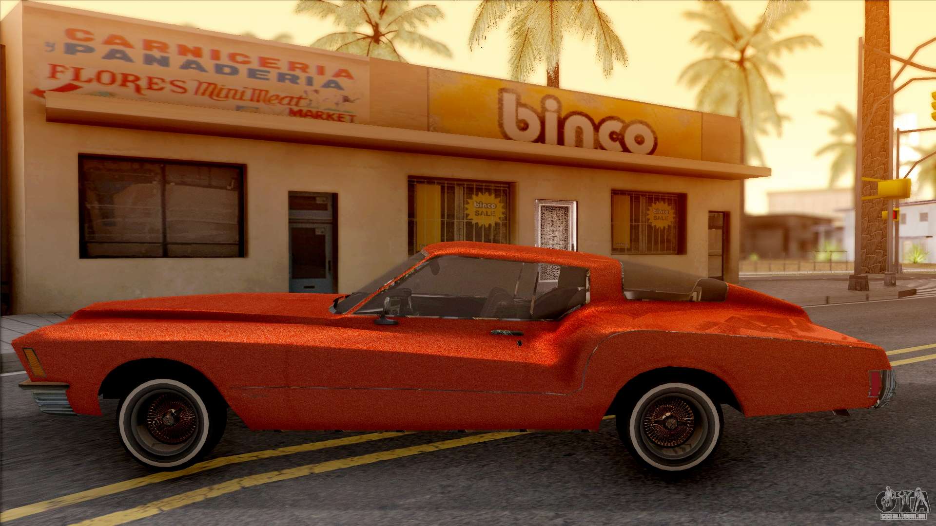 Buick Riviera 1972 Boattail Lowrider Red Para GTA San Andreas