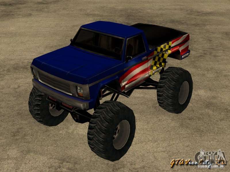 Código do carro monster big foot do GTA San Andreas 