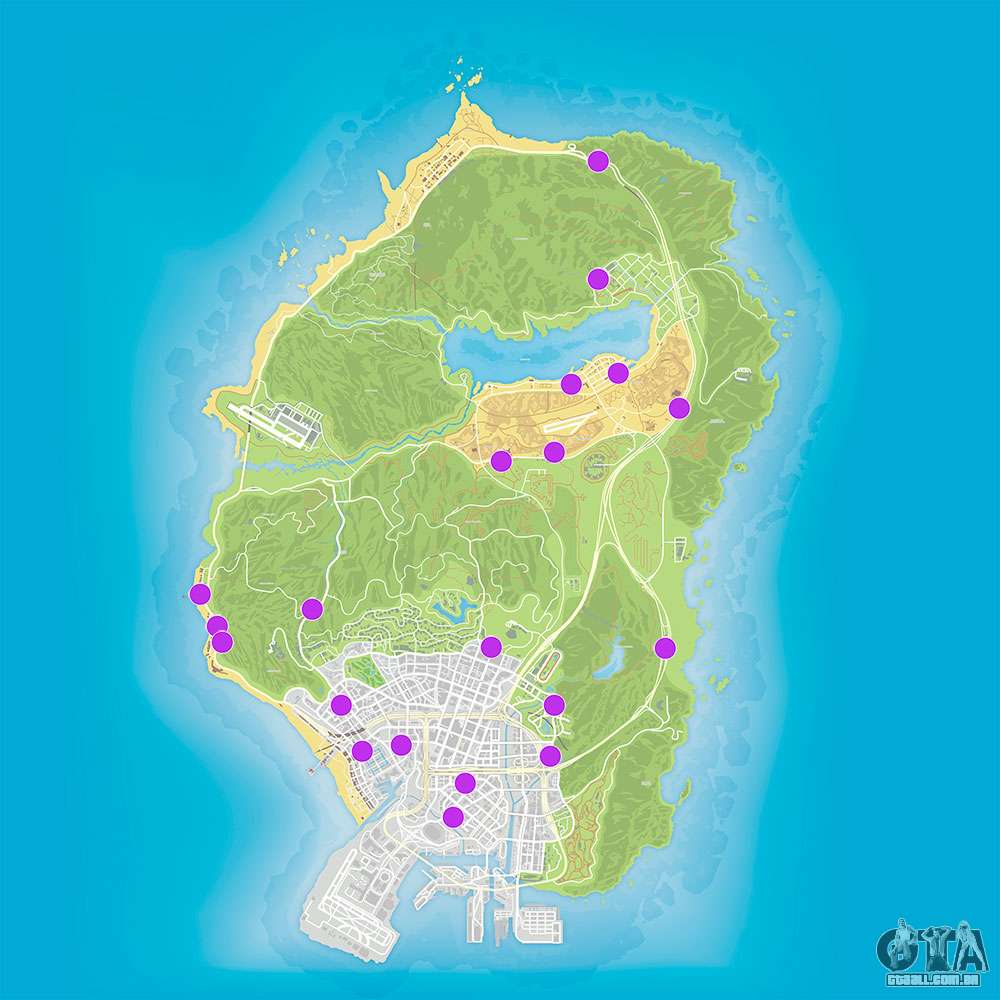 Como limpar seu mapa de gta 5, ocultando os serviços dele. 