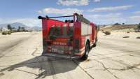 GTA 5 MTL Fire Truck - vista posterior