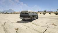 GTA 5 Declasse Rancher XL Nevado - vista posterior