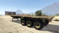 Army Trailer de GTA V vista traseira