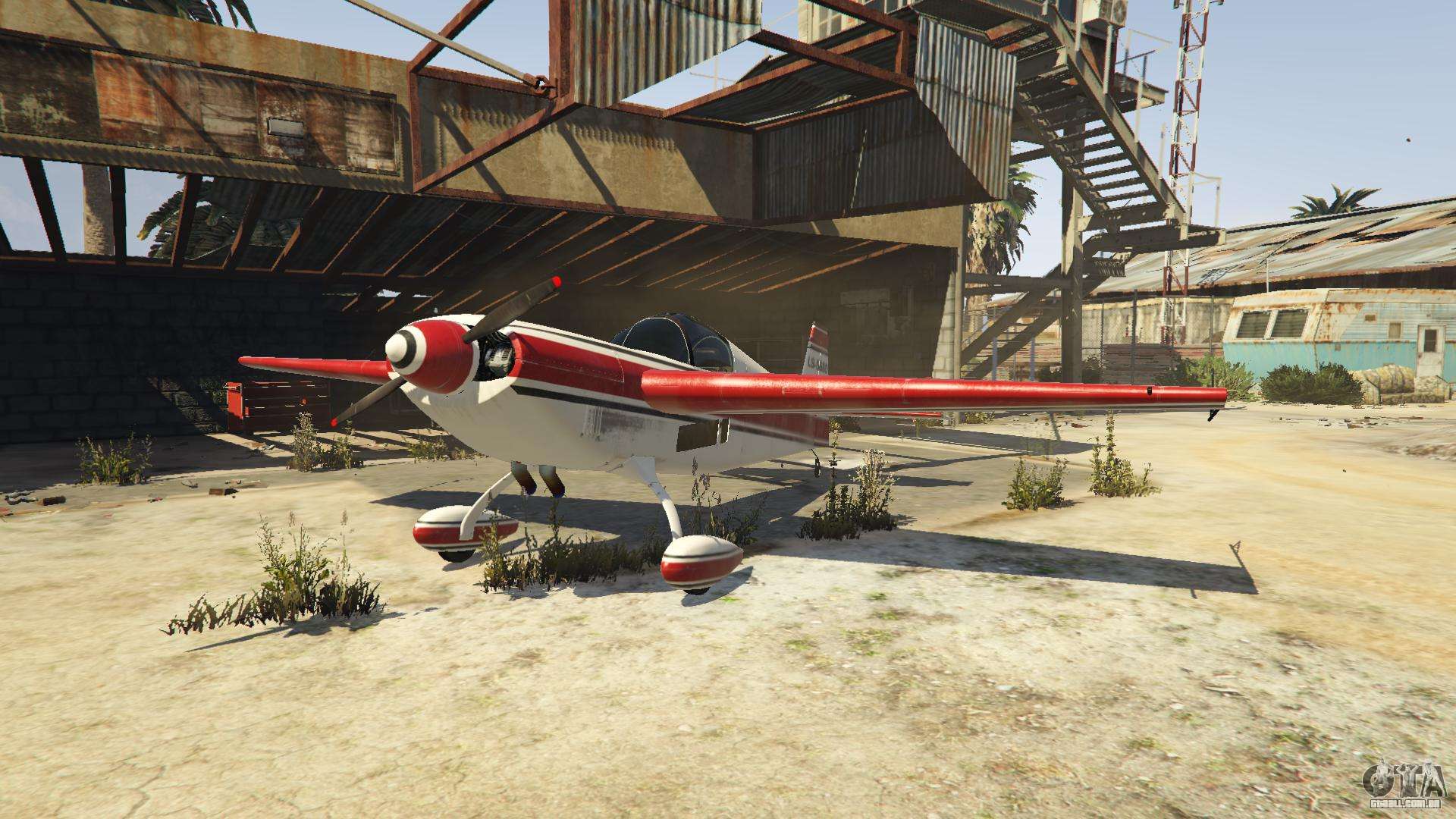 Avião aparece em local bizarro em GTA 5