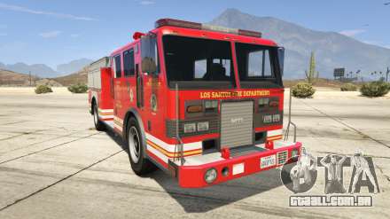 GTA 5 MTL Fire Truck - descrição, características e imagens do caminhão de bombeiros.