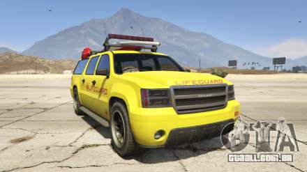 GTA 5 Declasse Lifeguard - screenshots, descrição e especificações da SUV.