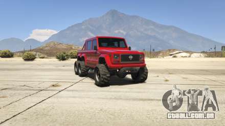 GTA 5 Benefactor Dubsta 6x6 - imagens, características e descrição do off-leia veículo.