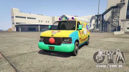 GTA 5 Vapid Clown Van - screenshots, descrição e especificações da van.