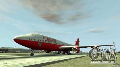 Fly Kingfisher Airplanes with logo para GTA 4