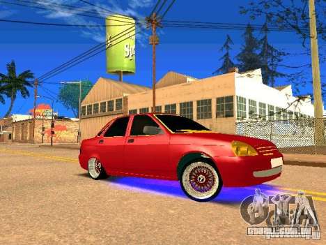 LADA 2170 Priora Gold Edition para GTA San Andreas