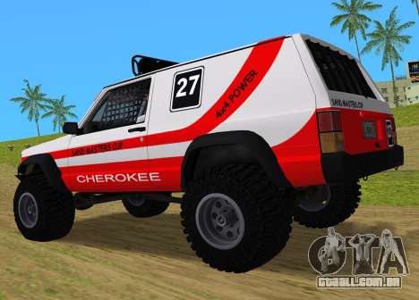 Jeep Cherokee 1984 Sandking para GTA Vice City