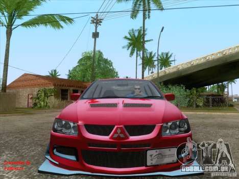 Mitsubishi Lancer Evolution VIII Varis para GTA San Andreas