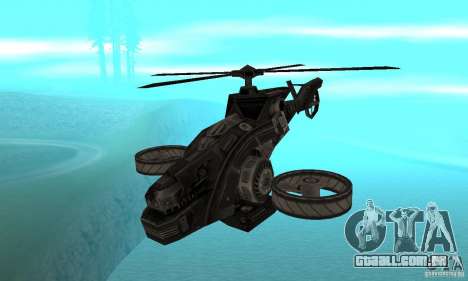 Um helicóptero do jogo TimeShift Black para GTA San Andreas