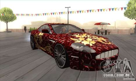 Aston Martin DB9 Female Edition para GTA San Andreas