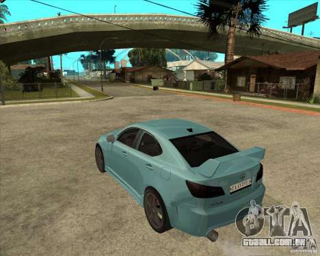 2007 Lexus IS350 para GTA San Andreas