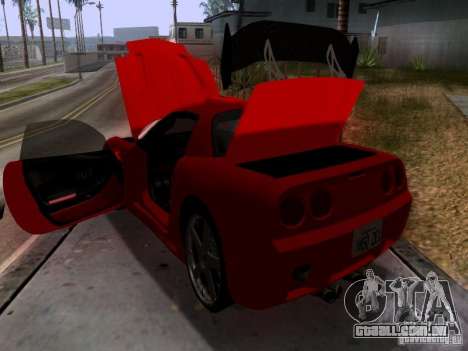 Chevrolet Corvette C5 para GTA San Andreas