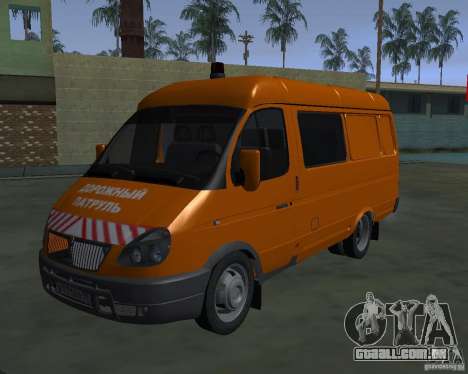 Gazela 2705 highway patrol para GTA San Andreas