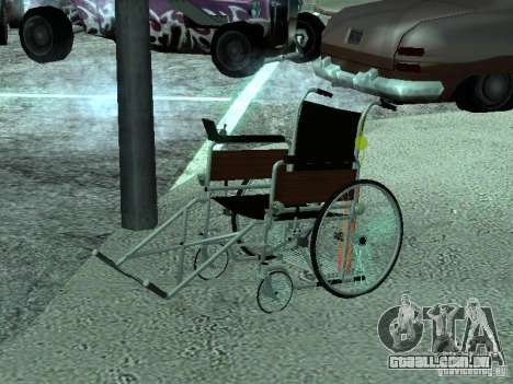 Cadeira de rodas manual para GTA San Andreas