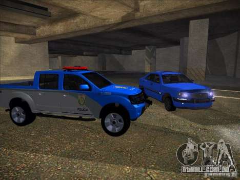 Nissan Frontier PMERJ para GTA San Andreas