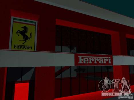 Novo Showroom da Ferrari em San Fierro para GTA San Andreas