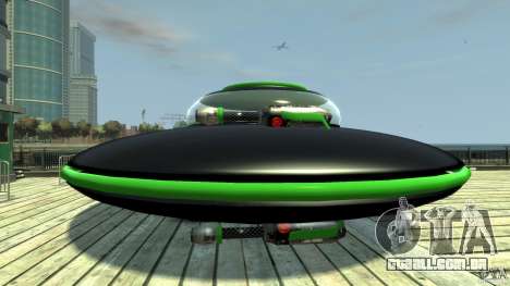 UFO neon ufo green para GTA 4