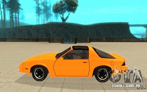 Chevrolet Camaro 1986 Targa Top para GTA San Andreas