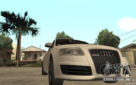 Audi RS6 2009 para GTA San Andreas