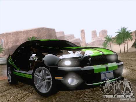 Ford Shelby Mustang GT500 2010 para GTA San Andreas