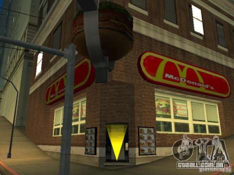 Mc Donalds para GTA San Andreas