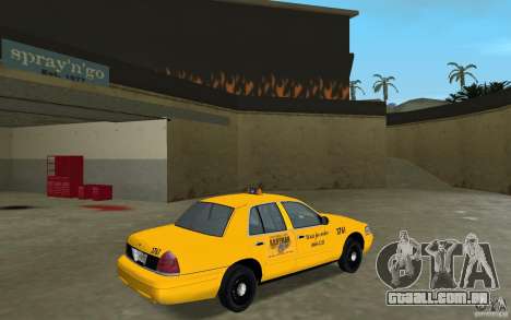 Ford Crown Victoria Taxi para GTA Vice City