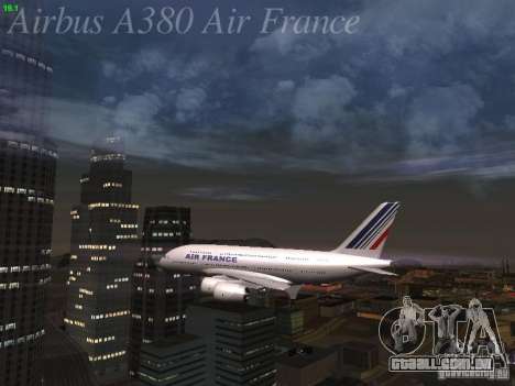 Airbus A380-800 Air France para GTA San Andreas