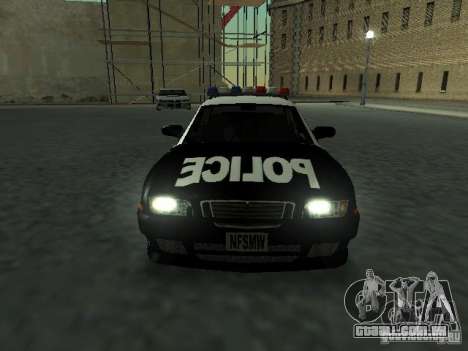 Police Civic Cruiser NFS MW para GTA San Andreas