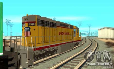 Locomotiva SD 40 Union Pacific para GTA San Andreas