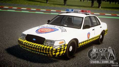 Ford Crown Victoria Karachi Traffic Police para GTA 4