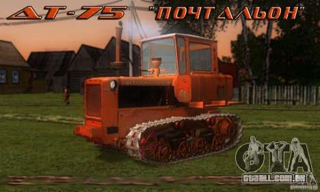 Tractor DT-75 carteiro para GTA San Andreas