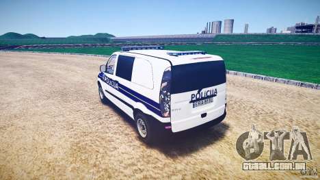 Mercedes Benz Viano Croatian police [ELS] para GTA 4