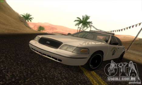 Ford Crown Victoria California Police para GTA San Andreas