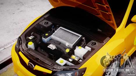 Subaru Impreza WRX STi 2011 Subaru World Rally para GTA 4