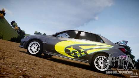 Subaru Impreza WRX STi 2011 Subaru World Rally para GTA 4