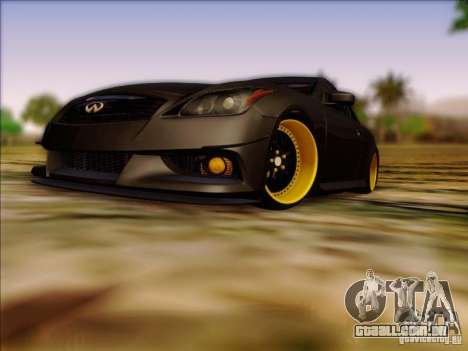 Infiniti G37 HellaFlush para GTA San Andreas