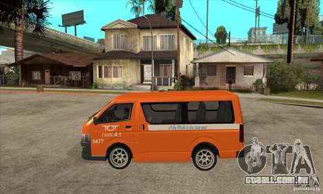 Toyota Hiace para GTA San Andreas