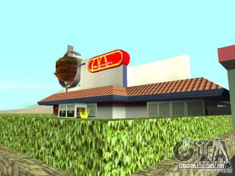 Mc Donalds para GTA San Andreas