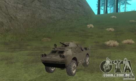 Versão de inverno BRDM-2 para GTA San Andreas