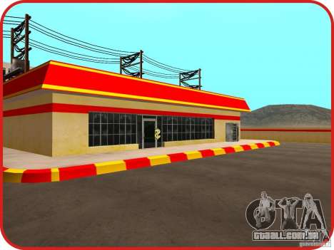 Novo posto de gasolina Shell para GTA San Andreas