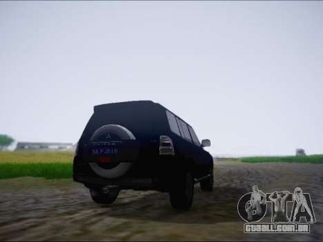 Mitsubishi Pajero 2012 para GTA San Andreas