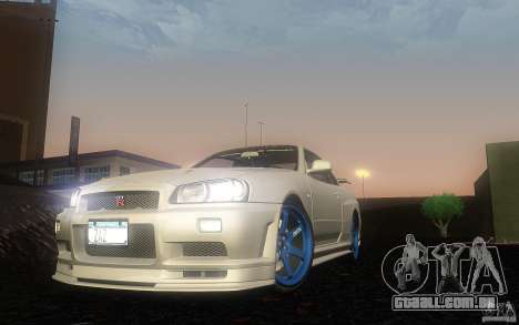 Nissan Skyline GT-R R34 M-spec Nur para GTA San Andreas