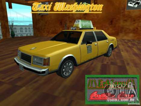 Taxi Washington para GTA San Andreas