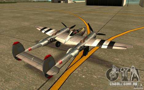 P38 Lightning para GTA San Andreas