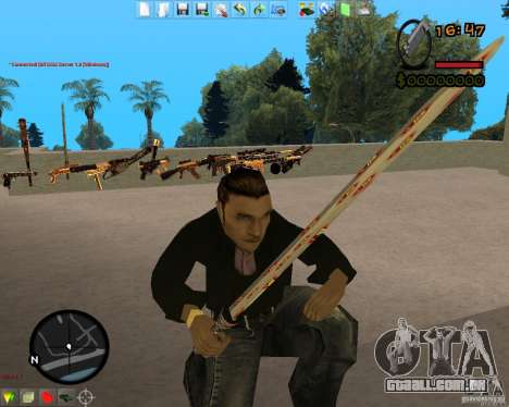 Smalls Chrome Gold Guns Pack para GTA San Andreas