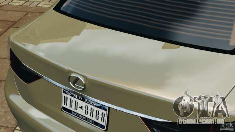 Lexus GS350 2013 v1.0 para GTA 4
