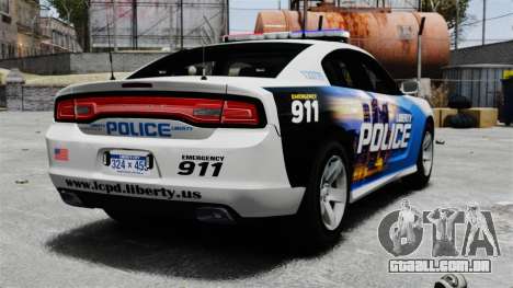 Dodge Charger 2013 Police Code 3 RX2700 v1.1 ELS para GTA 4